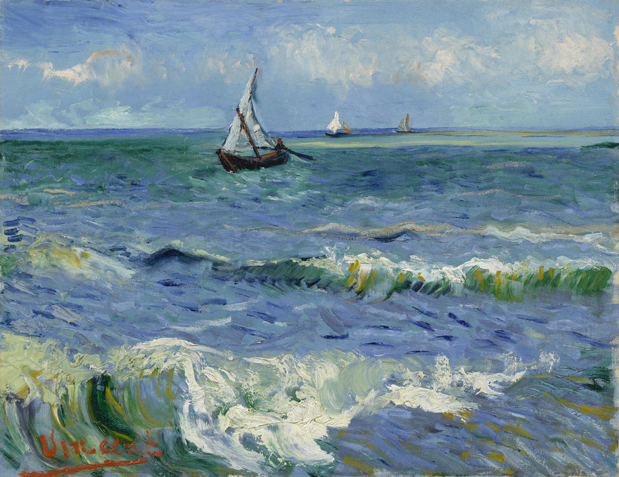 Merimaisema lähellä Saintes-Maries-de-la-Mer - Vincent van Gogh