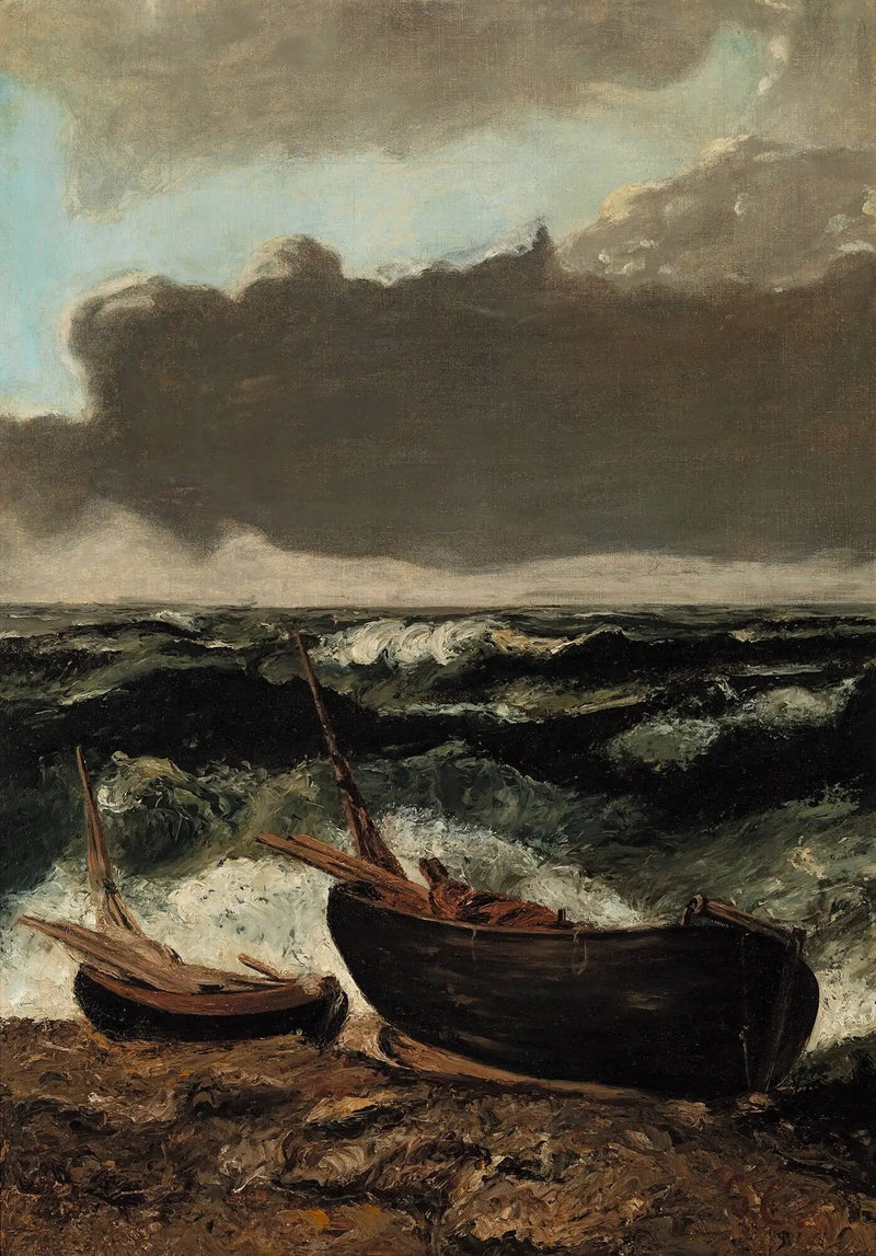 Marine. Myrsky - Gustave Courbet