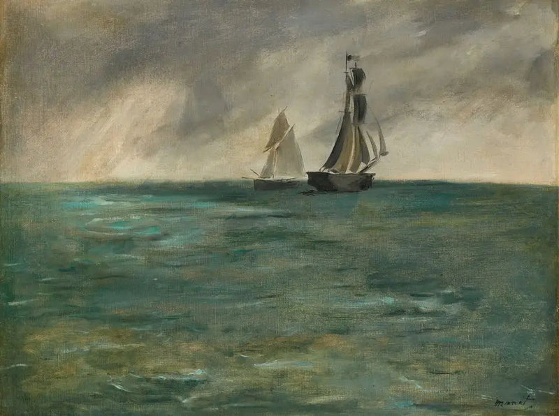 Meri, myrskyn aika - Édouard Manet