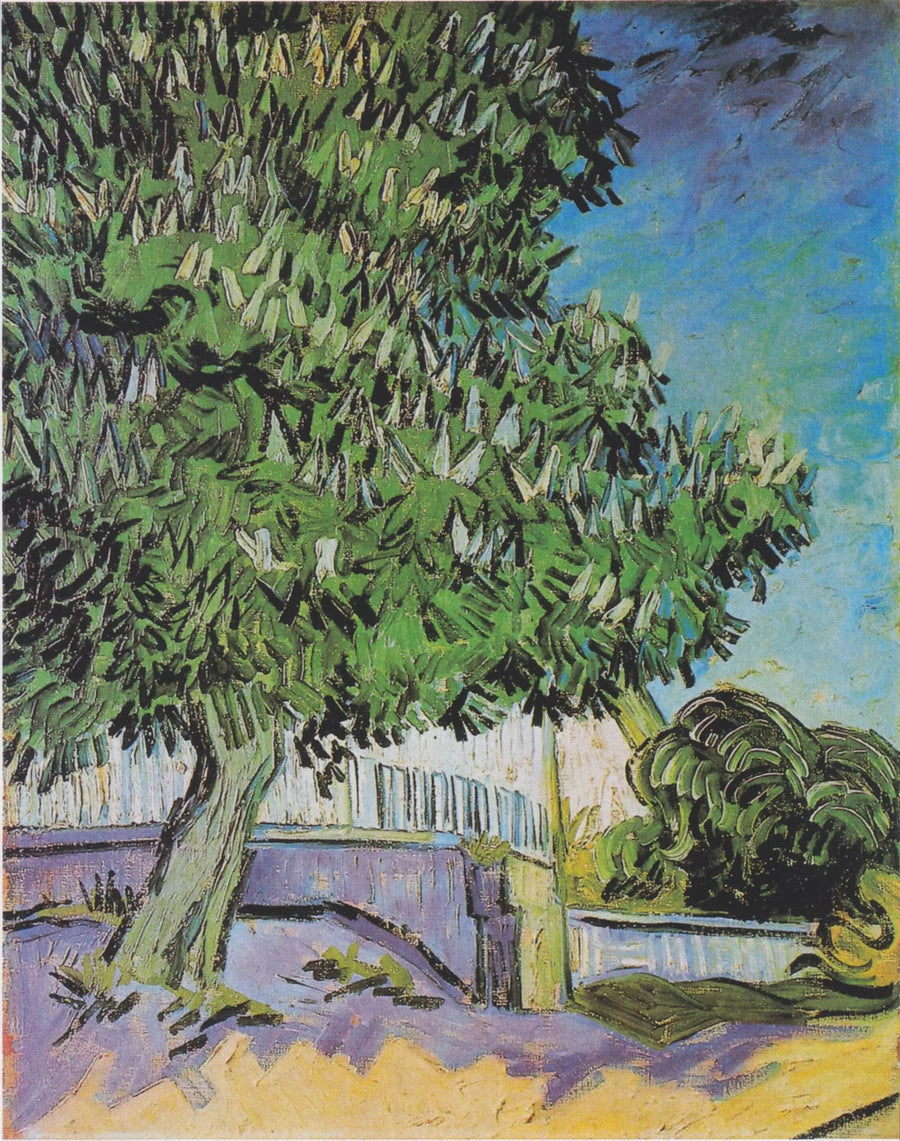 Kukassa olevat kastanjat - Vincent van Gogh