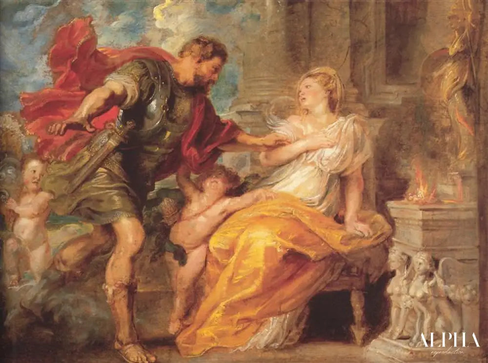 Mars et Rhea Silvia - Peter Paul Rubens - Reproductions de tableaux et peintures haut de gamme