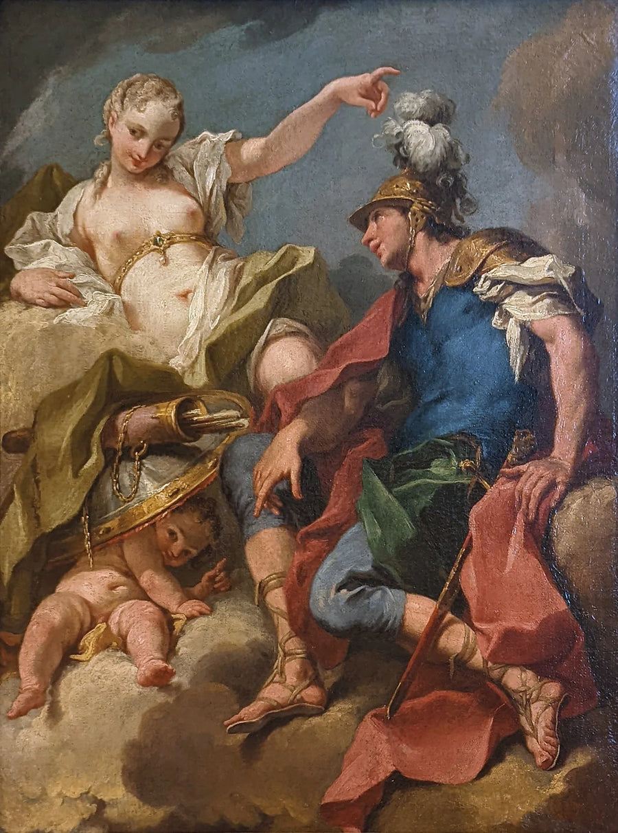Mars ja Venus - Giovanni Battista Pittoni