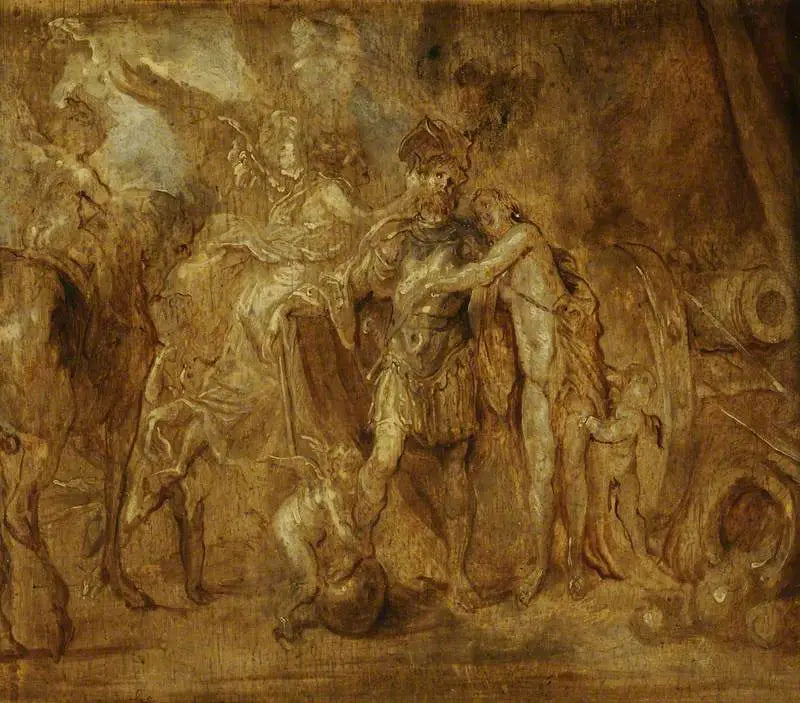Mars osa sodassa - Antoine van Dyck