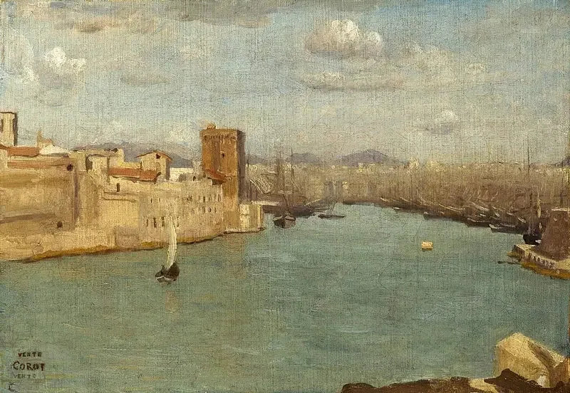Marseille : Vanhakaupunki - Jean-Baptiste Camille Corot
