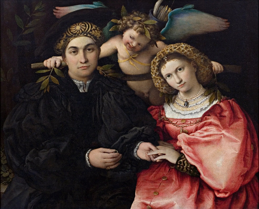 Marsilio Cassotti ja hänen vaimonsa Faustine - Lorenzo Lotto