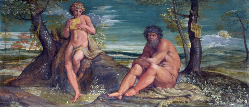 Marsyas ja Olympos - Annibale Carracci