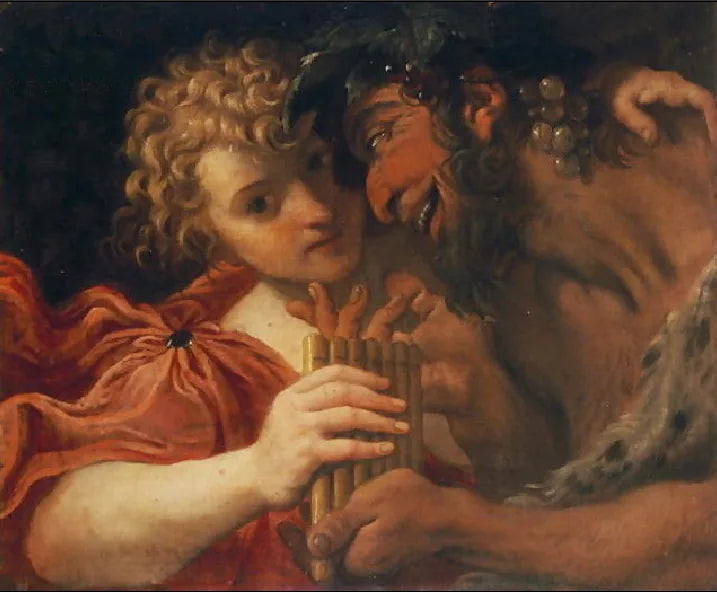 Marsyas ja Olympos - Annibale Carracci