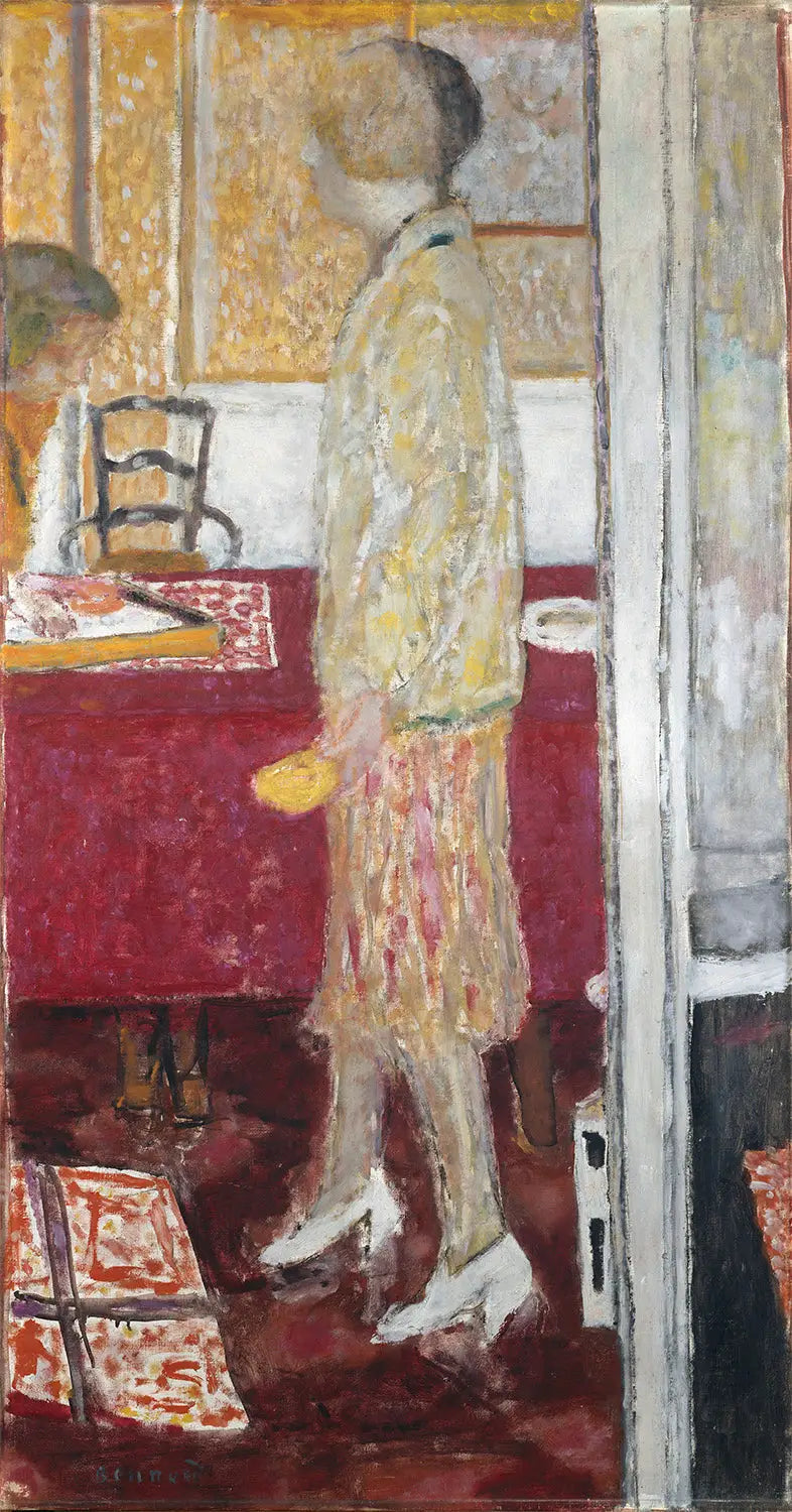 Marthe ruokasalissa Cannet'ssa - Pierre Bonnard