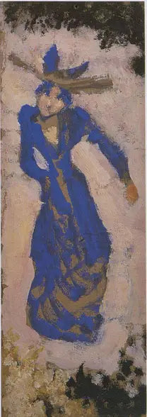 Marthe Mellot sinisessä - Édouard Vuillard