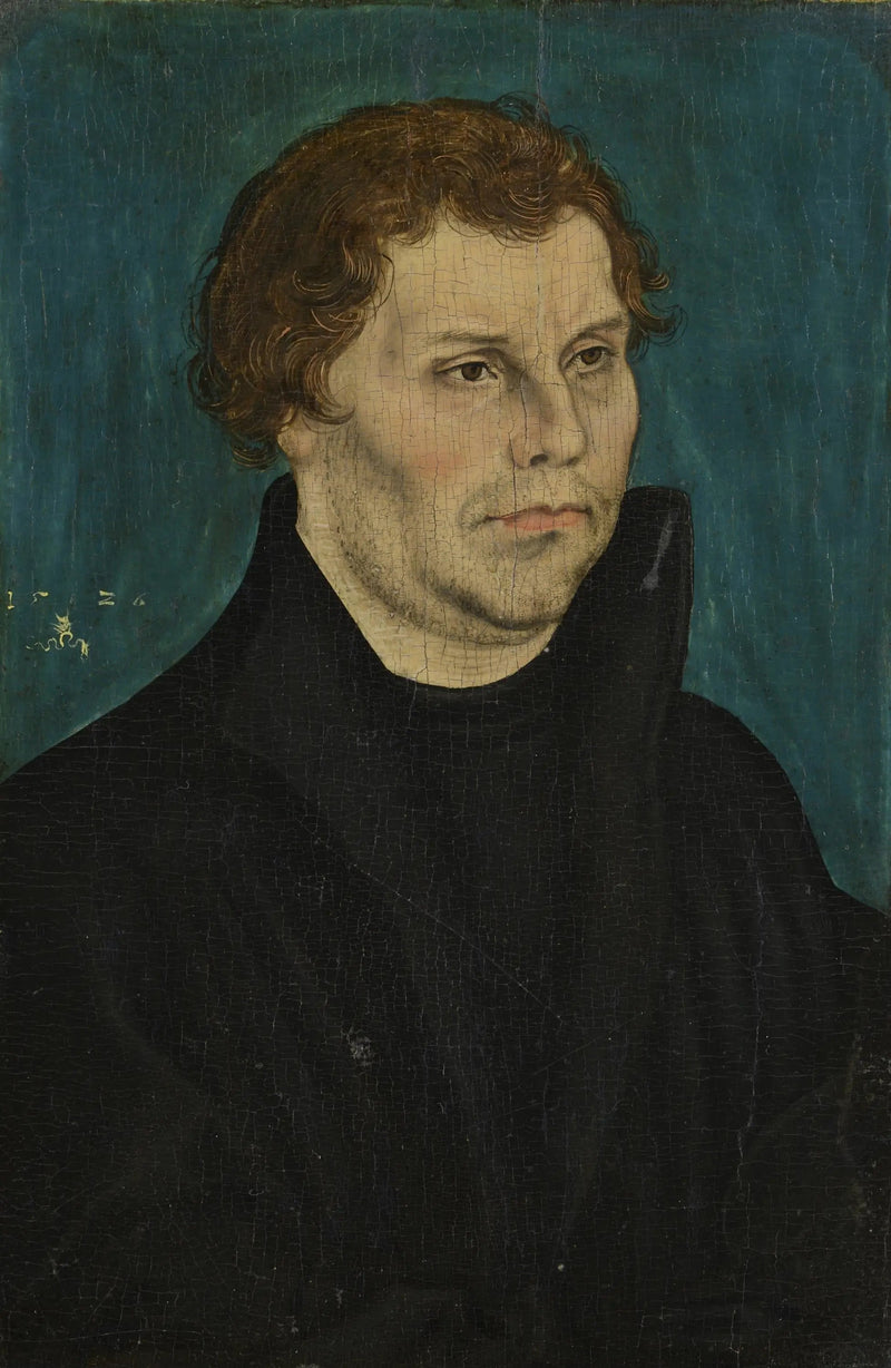Martti Luther, puolivartalokuva, kääntynyt oikealle - Lucas Cranach vanhempi