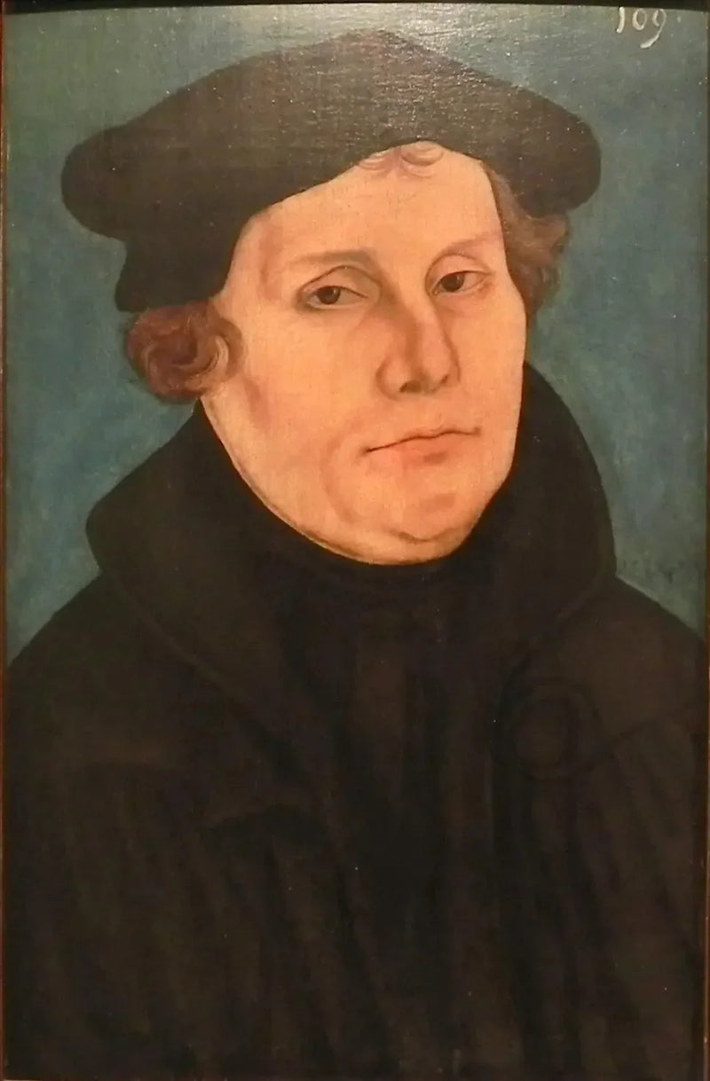 Martin Luther, rintakuva, kääntynyt oikealle - Lucas Cranach vanhempi
