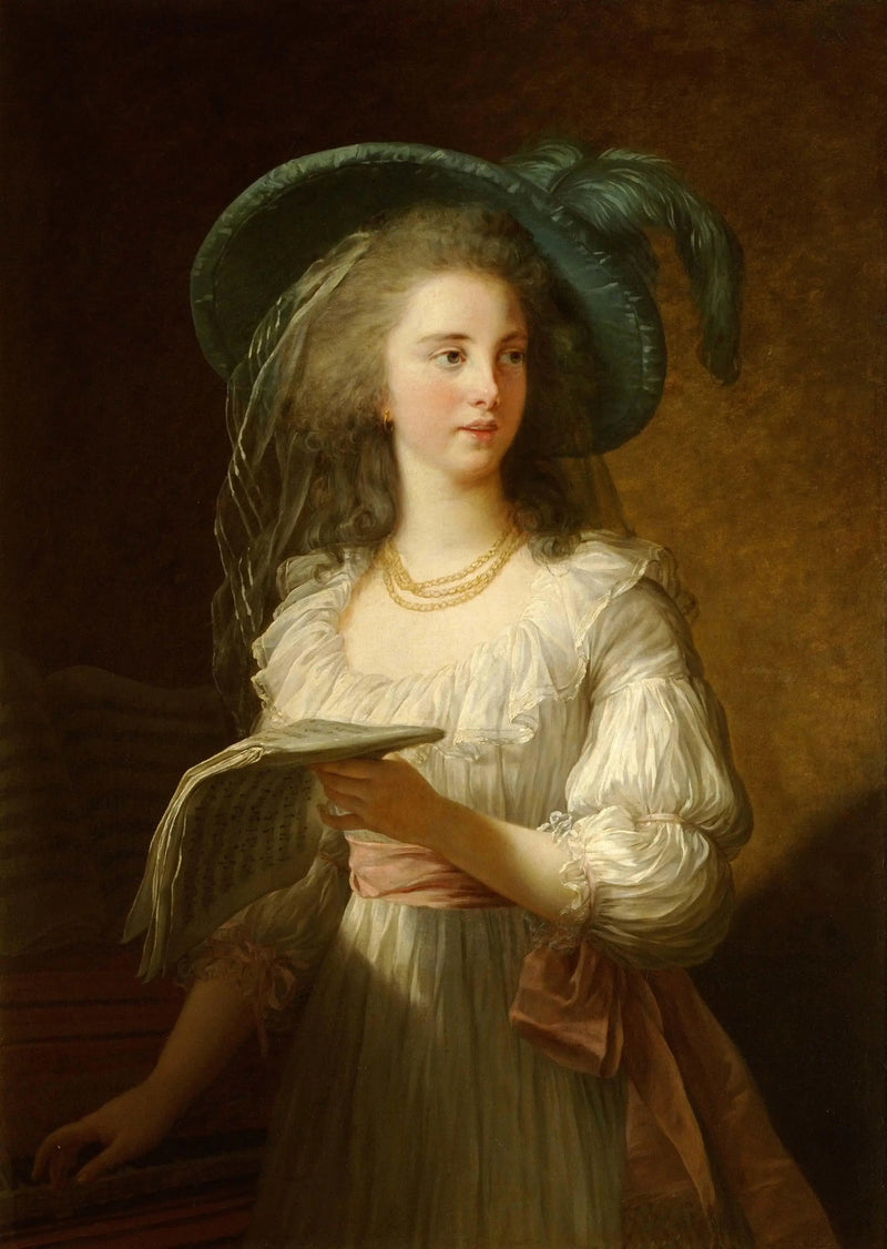 Martine-Gabrielle-Yoland de Polastron (1745-1793), herttuatar de Polignac - Élisabeth Vigeé Le Brun