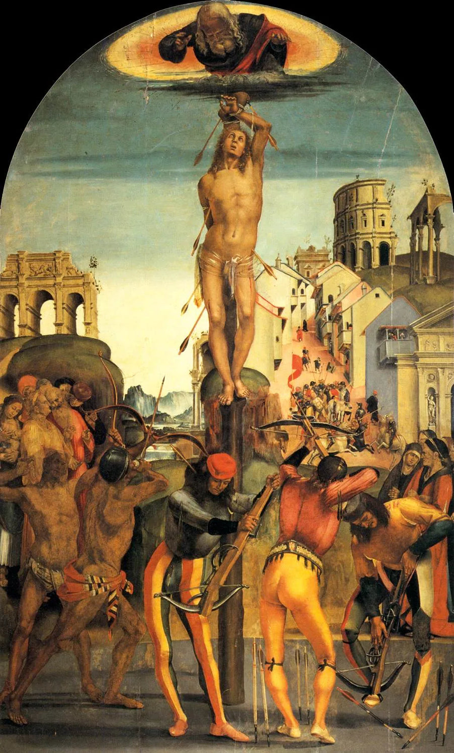 Pyhä Sebastianin marttyyrius - Luca Signorelli