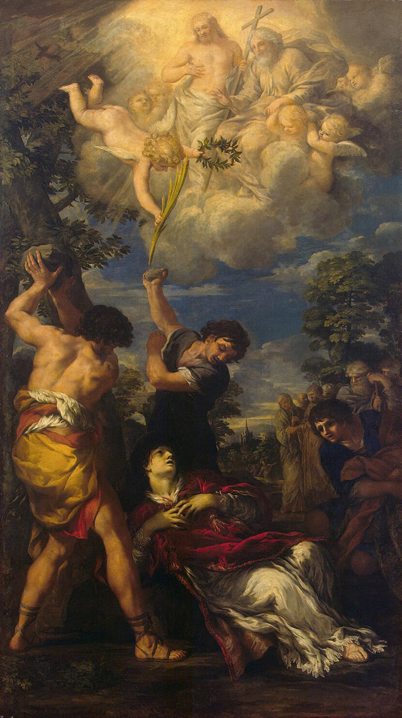 Pyhän Stefanoksen marttyyri - Pietro da Cortona