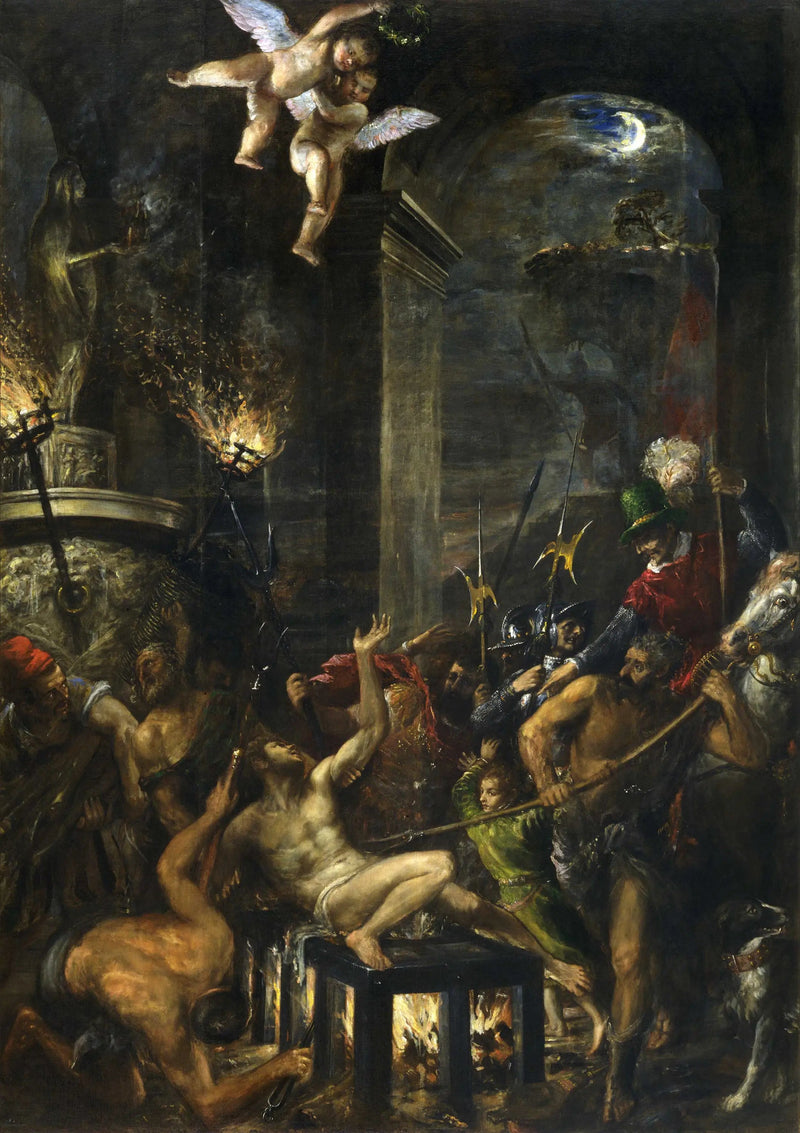 Pyhä Laurentin marttyyri - Titian