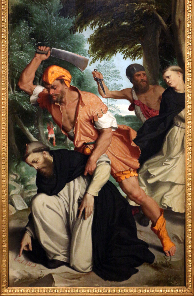 Pyhän Pietarin kuolema Veronassa - Giovanni Battista Moroni