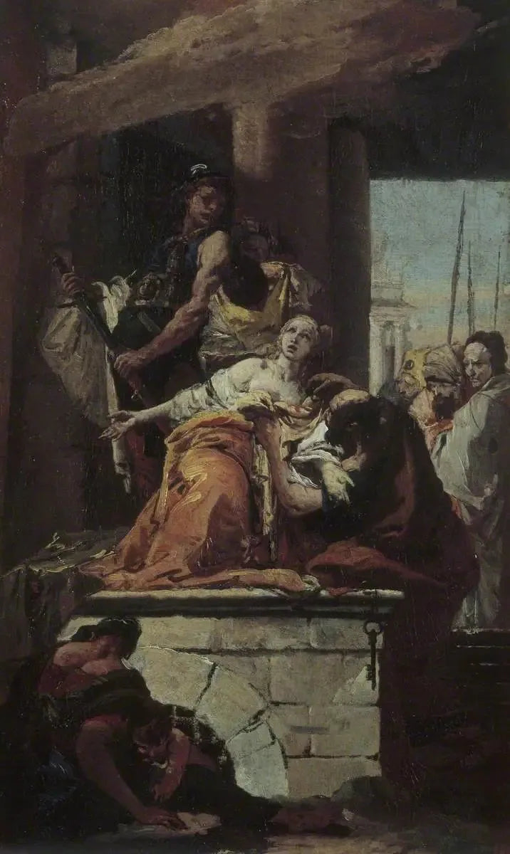 Pyhä Agatheen marttyyri - Giovanni Battista Tiepolo