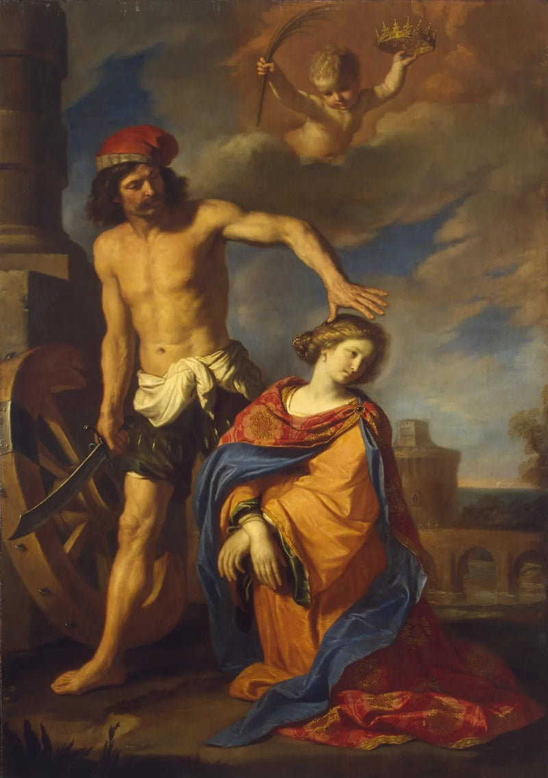 Pyhä Katariinan marttyyri - Guercino