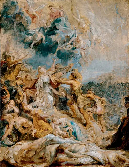 Pyhä Ursulan marttyyri - Peter Paul Rubens