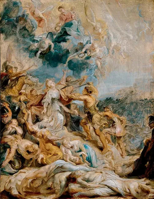 Pyhä Ursulan marttyyri - Peter Paul Rubens