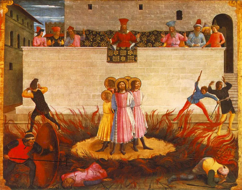 Pyhäin Kome ja Damian marttyyrius - Fra Angelico