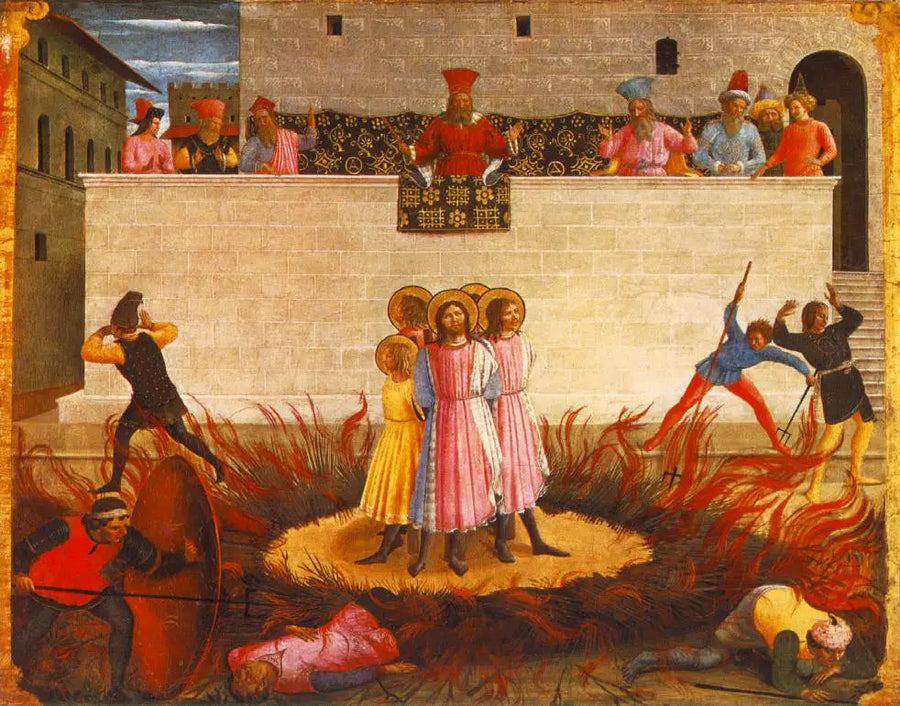 Pyhäin Kome ja Damian marttyyrius - Fra Angelico