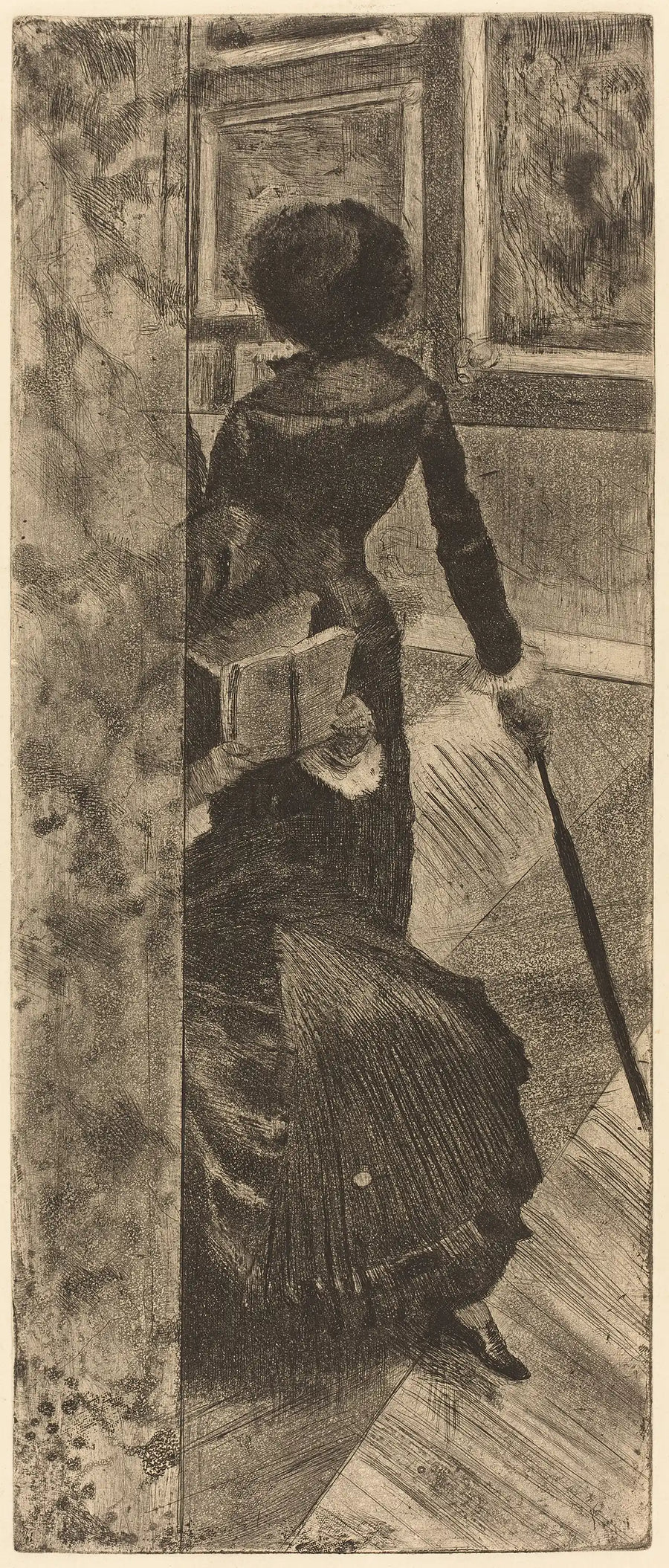 Mary Cassatt Louvressa: Maalaus - Edgar Degas
