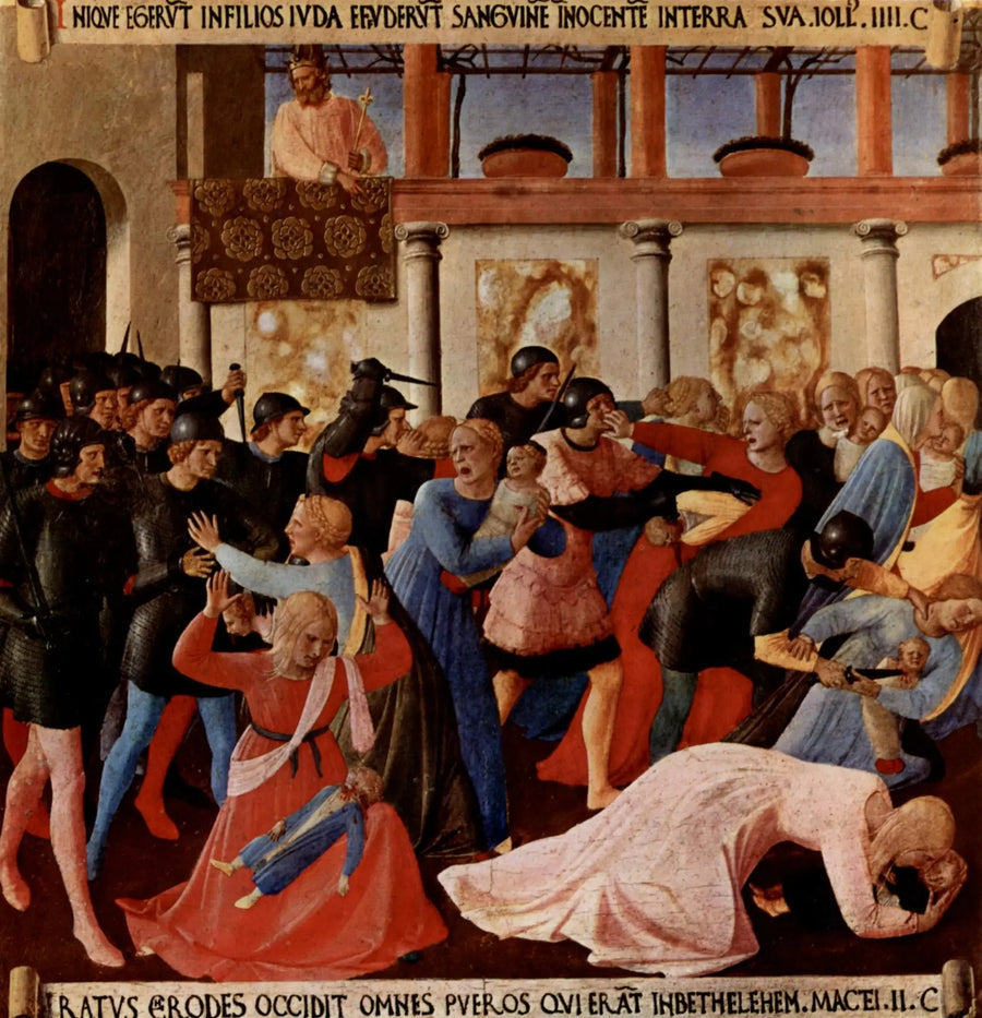 Väkivalta Innocentien surma Bethlehemin - Fra Angelico