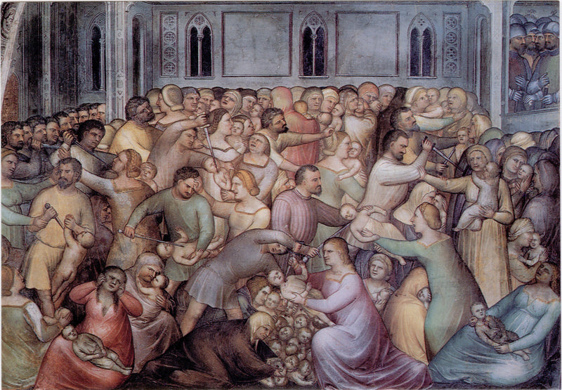 Viattomien joukkomurha - Giusto de' Menabuoi