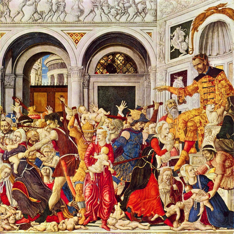 Vainajien joukkotuho (Matteo di Giovanni) - Matteo di Giovanni
