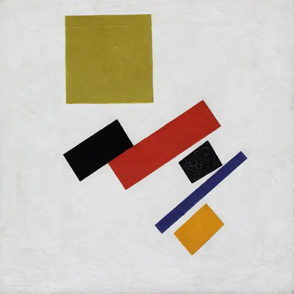 Liikkuvat kuvalliset massat. Suprematistinen koostumus - Kazimir Malevich