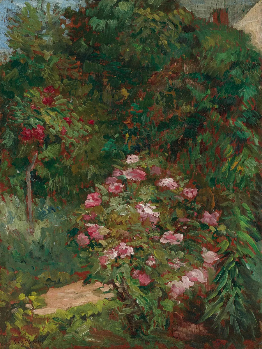 Kukkaistutus, Petit Gennevilliersin puutarha - Gustave Caillebotte