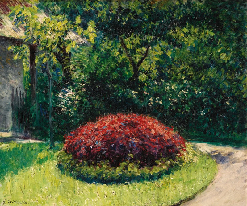 Kukkaistutus, Petit Gennevilliersin puutarha - Gustave Caillebotte