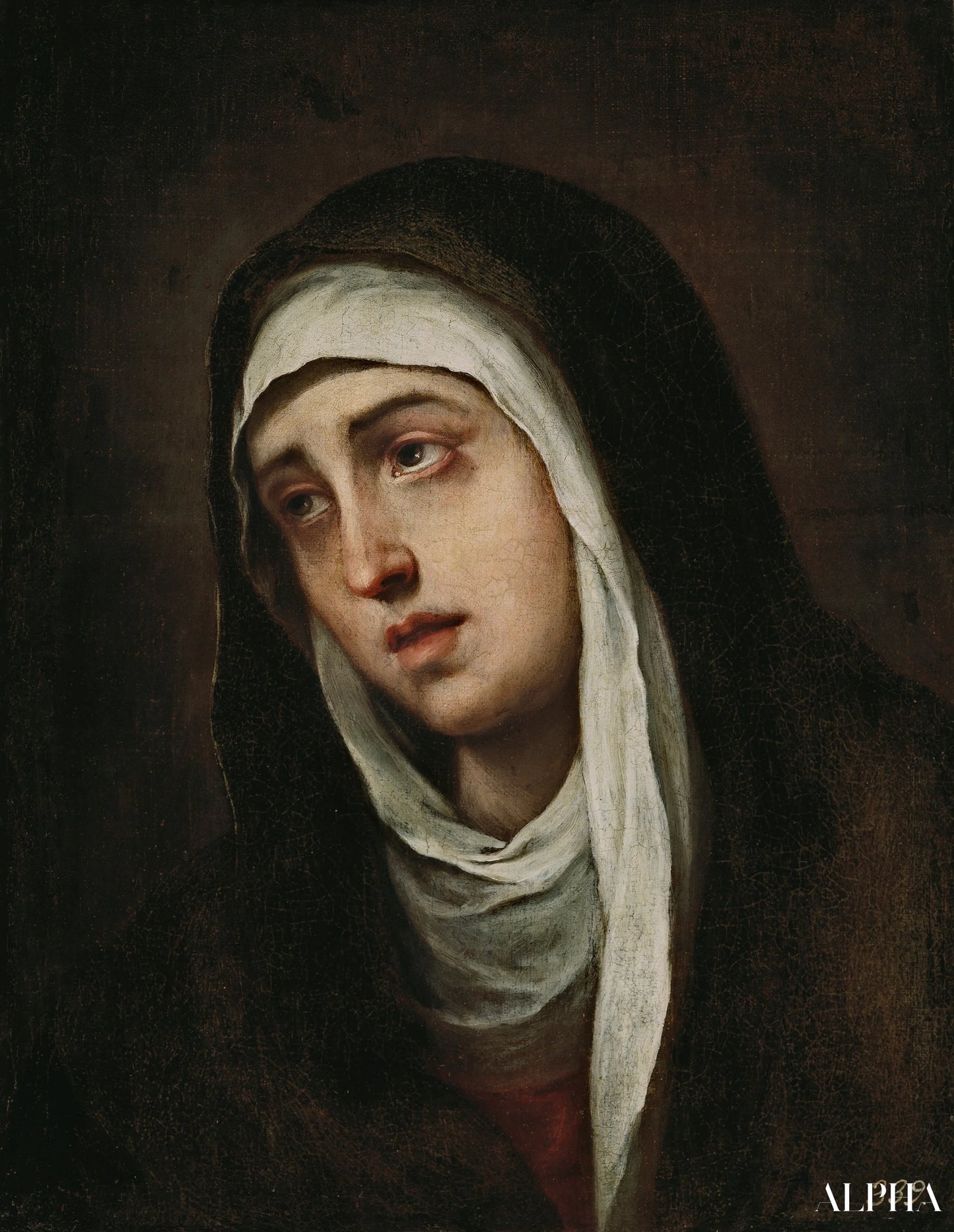 Reproduction du tableau « Mater Dolorosa - Bartolomé Esteban Murillo » par Alpha Reproduction en peinture à l’huile