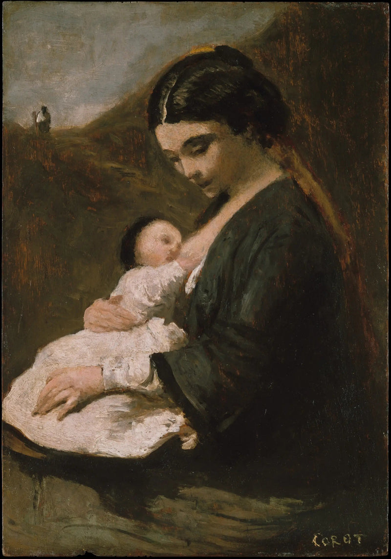 Äitiyttä - Jean-Baptiste Camille Corot