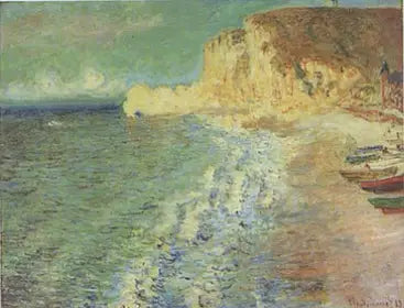 Aamu Étretatissa - Claude Monet