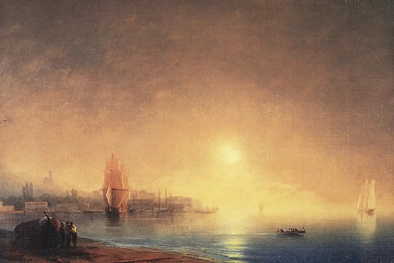 Matin au bord de la baie - Ivan Aïvazovski