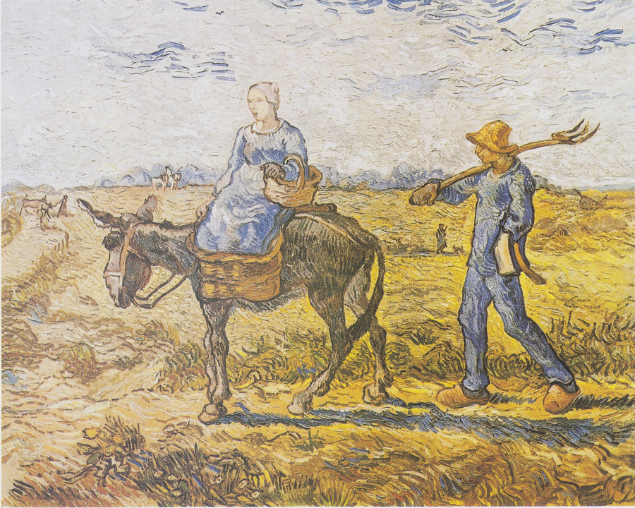 Aamu. Työssä (Milletin jälkeen) - Vincent van Gogh
