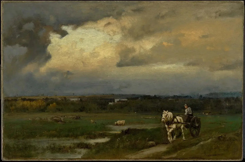 Sumuinen aamu - George Inness