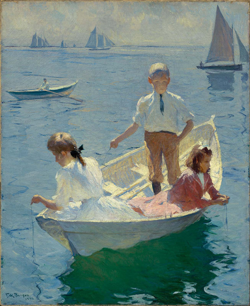 Rauhallinen aamu - Frank Weston Benson