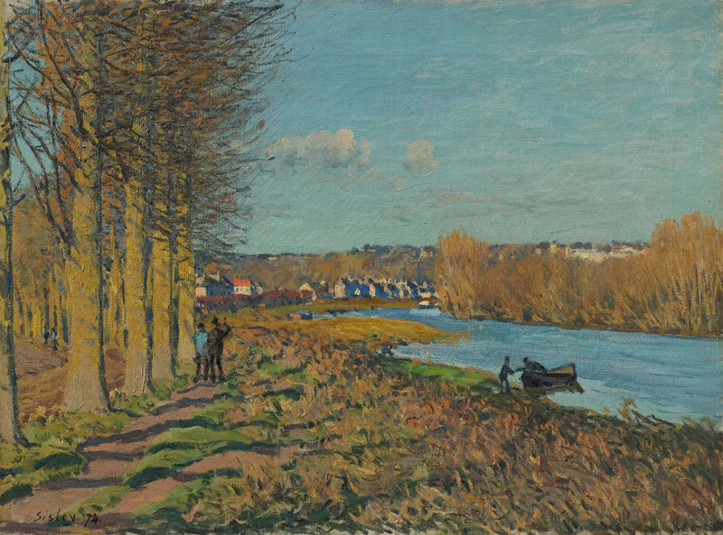 Talvinen aamu - Alfred Sisley