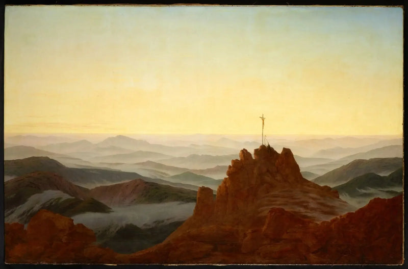 Aamu jättiläisten vuorilla - Caspar David Friedrich