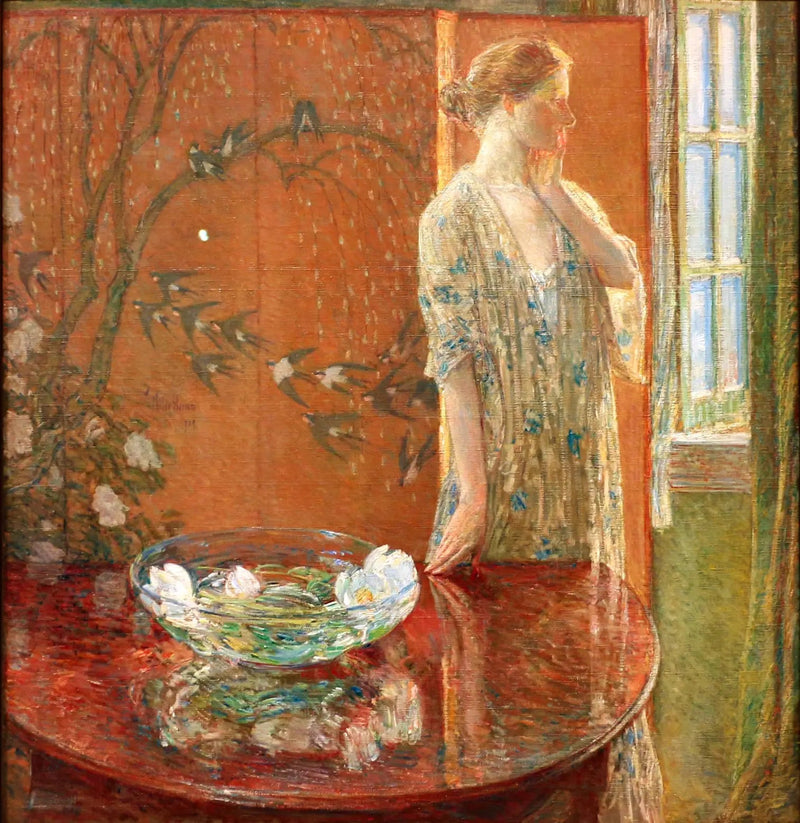 Keväinen aamu - Childe Hassam