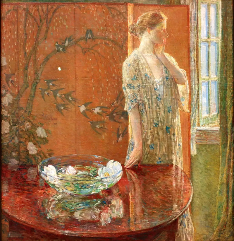 Keväinen aamu - Childe Hassam