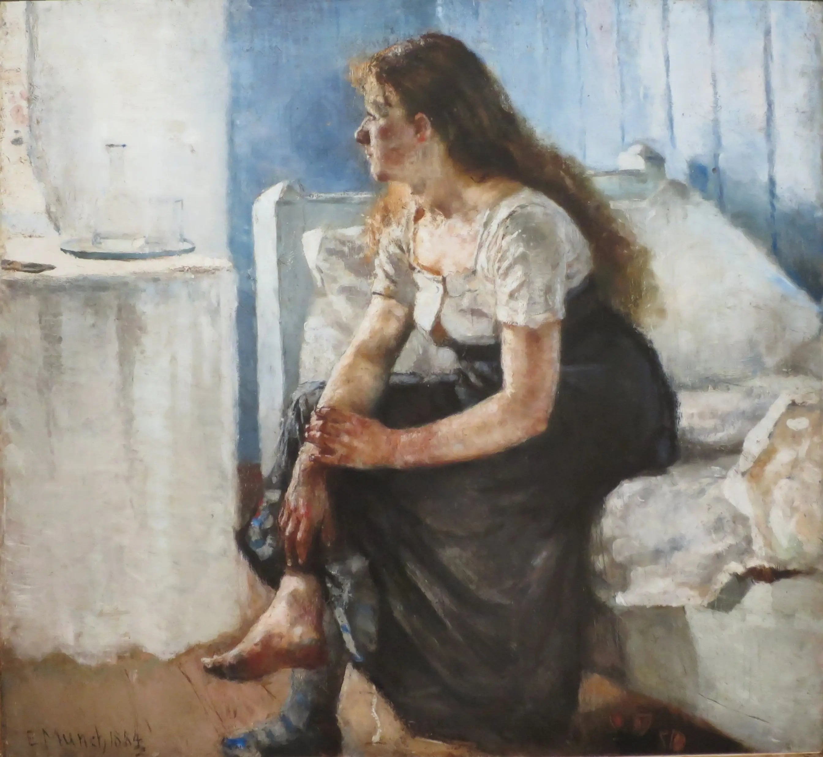 Matin - Edvard Munch image 1 tableau peint à l’huile sur toile