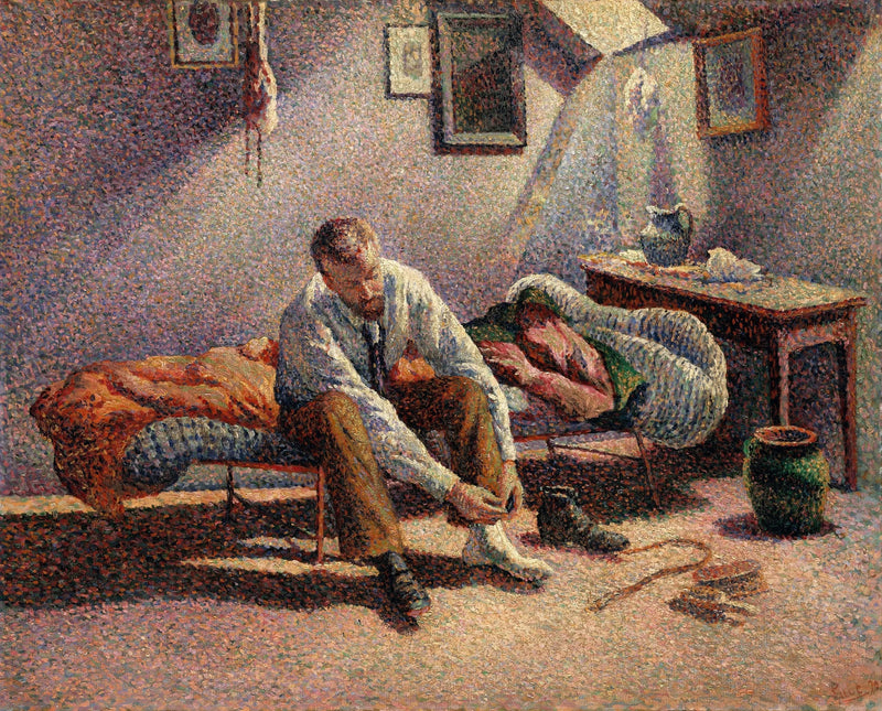 Matin. Sisätilat - Maximilien Luce