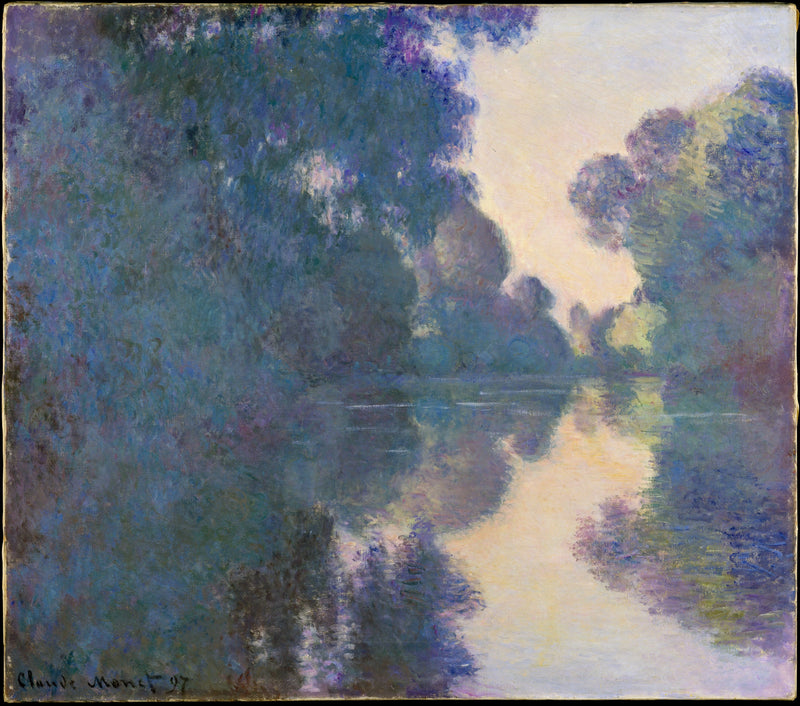 Le Matin sur la Seine lähellä Giverny, Met W1482 - Claude Monet