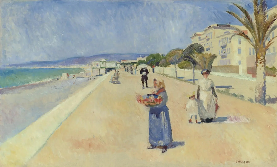 Aamu Englannin kävelykadulla - Edvard Munch