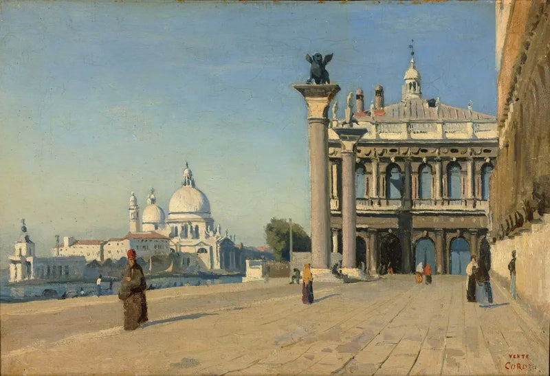 Venetsian aamupäivä - Jean-Baptiste Camille Corot