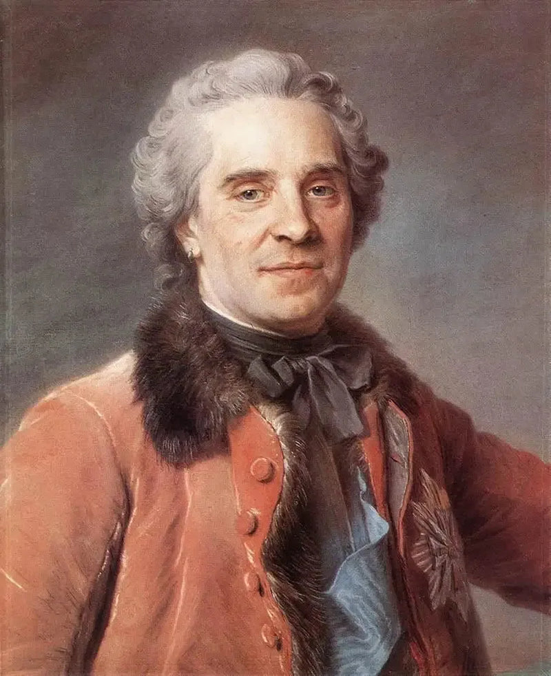 Maurice, kreivi Saxe, Ranskan marsalkka - Maurice-Quentin de La Tour